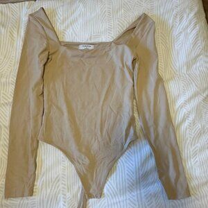 Nude Babaton Contour Squareneck Longsleeve Bodysuit — Never worn!